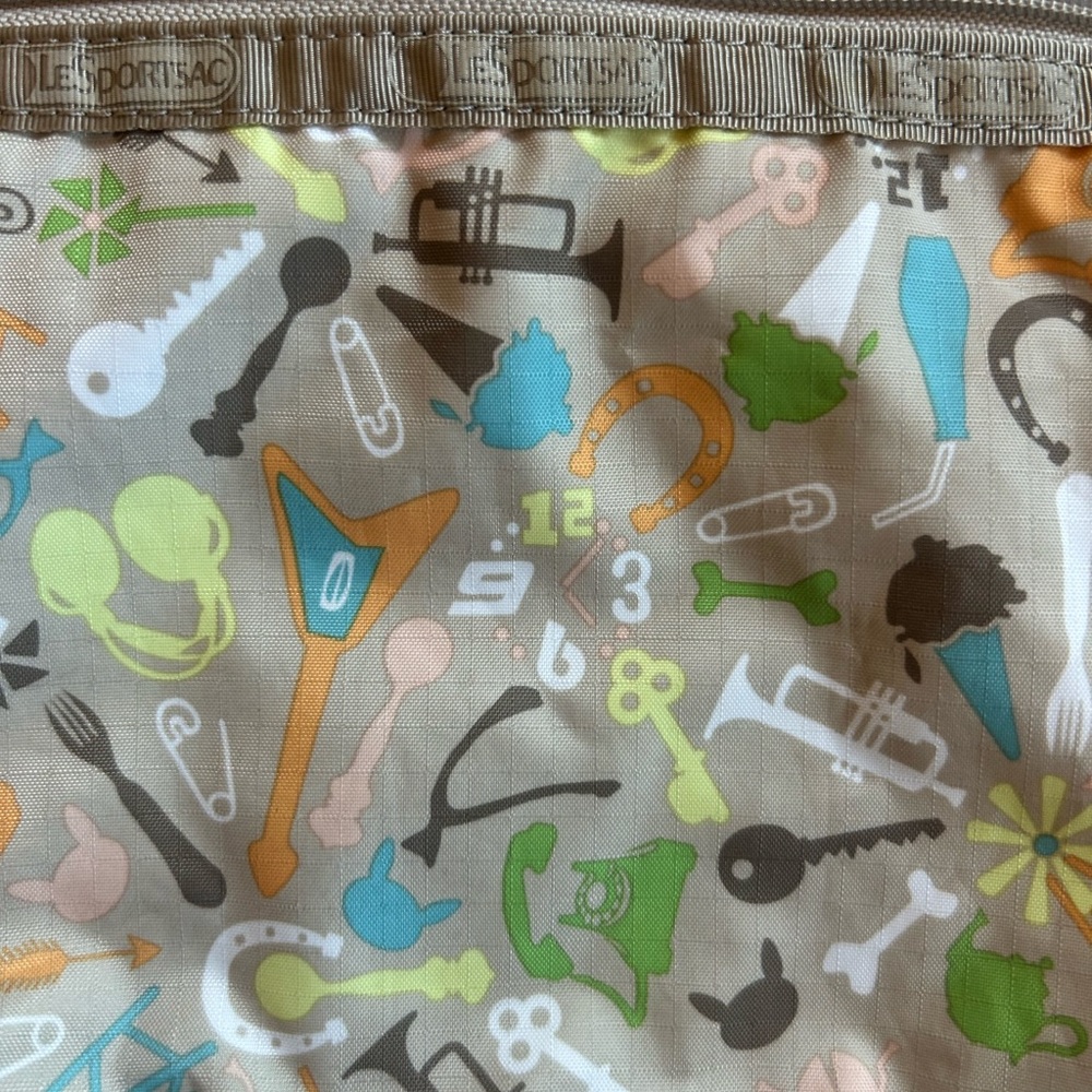LeSportsac Hobo Shoulder Bag Fun Print